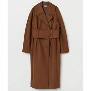 H&M Brown Wool Coat